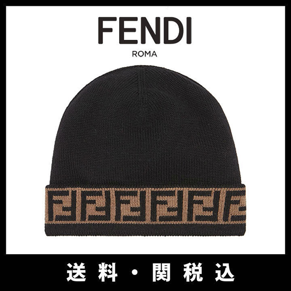 新作 FENDI FFロゴ ビーニー 9100704